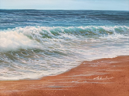 ölgemälde 40x50 meer - Ölgemälde, ostsee