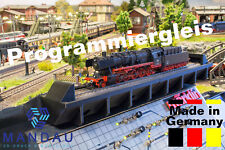 Programmiergleis H0 für Märklin C-Gleis AC, Trix/ESU DC Wandhalterung  CS3 ECOS