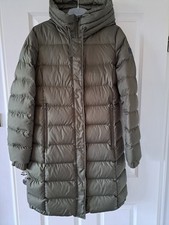 Marc O'Polo Damen Daunenmantel mit Kapuze Olive Größe 40 / 42 TOP Zustand