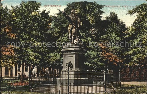 Rotterdam standbeeld piet hein - rotterdam,