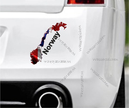 Autoaufkleber norwegen norway - norwegen,