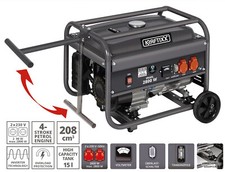 KRAFTIXX Benzin Stromerzeuger 4-Takt Generator 2600 W Notstromaggregat / B-Ware