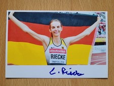 Autogramm, Lea- Jasmin Riecke - BRD - Weitsprung