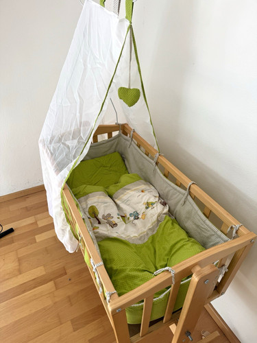Baby beistellbett holz - holz, mit