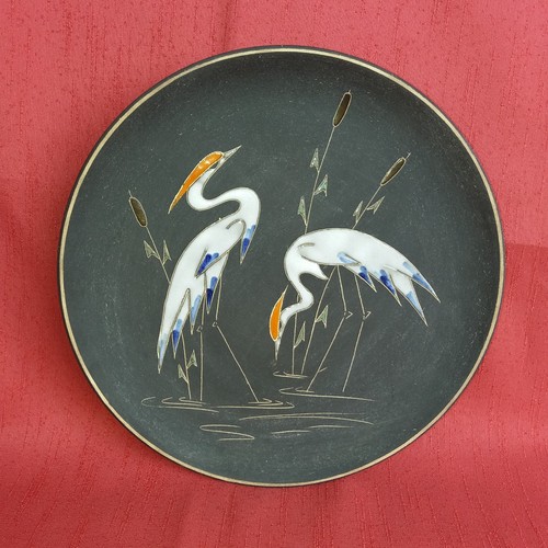 Vintage keramik wandteller - vintage,