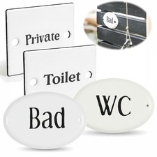 Retro Türschild Hinweisschild