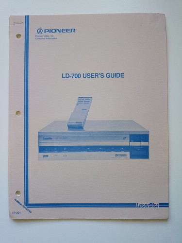 Pioneer 700 laserdisc - ld-700,