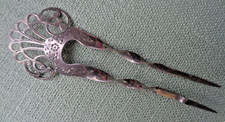 Silber Haarkamm Clip Ornament