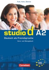 studio d A2. Gesamtband 2. Kurs- und Übungsbuch mit CD | Buch | 9783464207123
