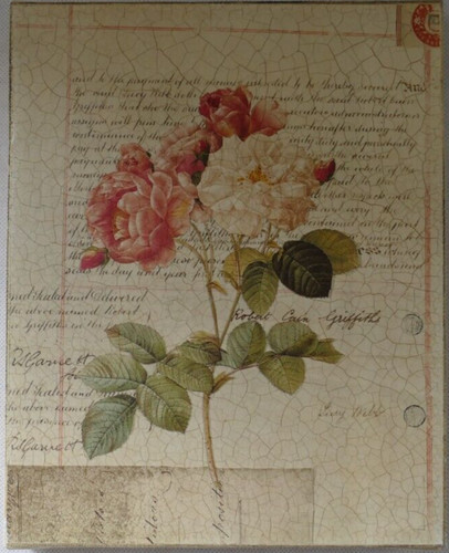 Bild rosen blumen - bild, oleographie