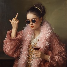 Portrait Mittelfinger Barock