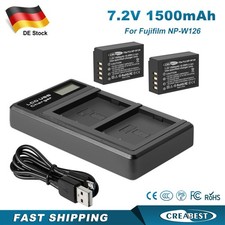 2x Akku NP-W126S Für Fujifilm