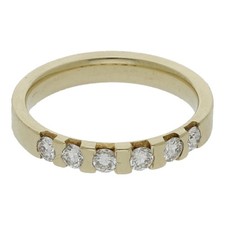 Memoire Ring 6 Brillanten ca. 1 Ct Schmuck Damen Geschenk Gr. 59 R02.8334