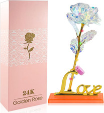 24K Gold Rose Vergoldete