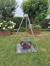 Dreibein-Schwenkgrill inkl. 70 cm Edelstahl-Grillrost