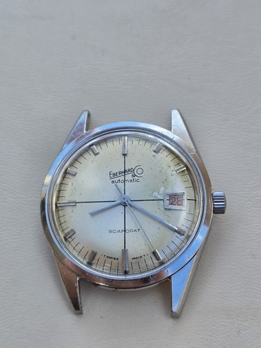 Vintage uhr eberhard scafodat - uhr,