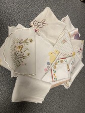 Sammlung alte Oster Tischdecken