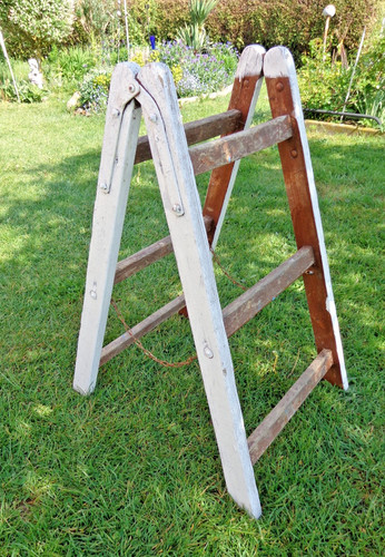 Alte stehleiter deko vintage - deko,