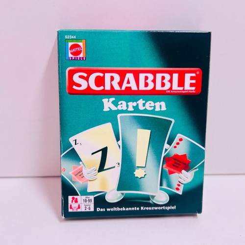 Mattel scrabble karten das - scrabble,
