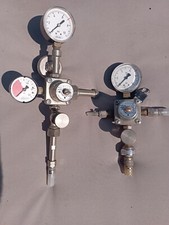 2x Druckregler/Manometer Cornelius Typ: COR 4084 Getränkezapfanlagen