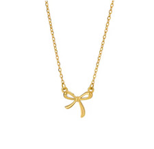 Elegante goldene Halskette mit