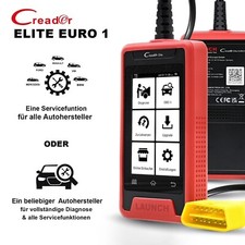 LAUNCH CRE Euro 1 Elite OBD2 Diagnosegerät für alle Steuergeräte 31 Service