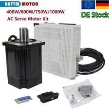 【DE】AC Servo Motor 400W 600W 750W 1.0KW Servomotor Kit+Magnetic Encod Driver