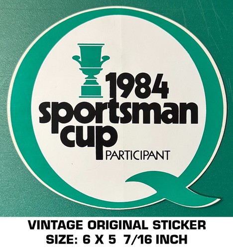 1984 sportsman cup participant - cup,