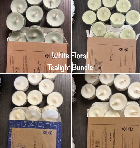 Partylite candles white - candles,