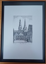 Original Radierung Lemgo
