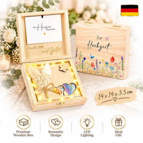 Grußkarte geschenkbox - grußkarte,