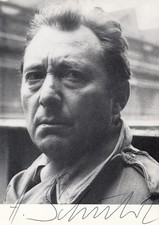 Heinz Schubert+ - seltenes original Autogramm auf Karte - "EKEL ALFRED"