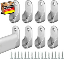 Kleiderstangenhalter oval Set
