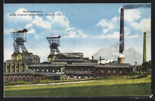 Recklinghausen ansichtskarte - recklinghausen,,