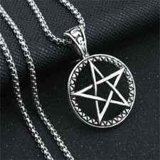 Halskette mit pentagramm - mit,