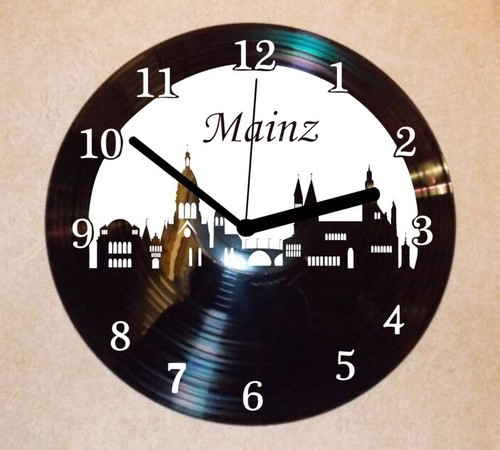 Mainz wanduhr schallplattenuhr - mainz,