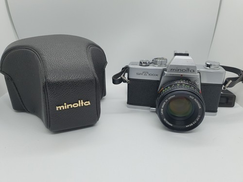 Minolta srt 100x slr - kamera, +