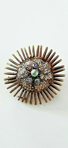 Vintage brosche rheinkiesel - brosche, °