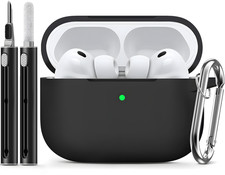 AVANA Apple AirPods Pro 3 Generation Hülle Silikon Schutzhülle 360° Case Schwarz