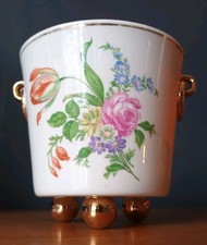 Vintage Floral Porzellan Cache