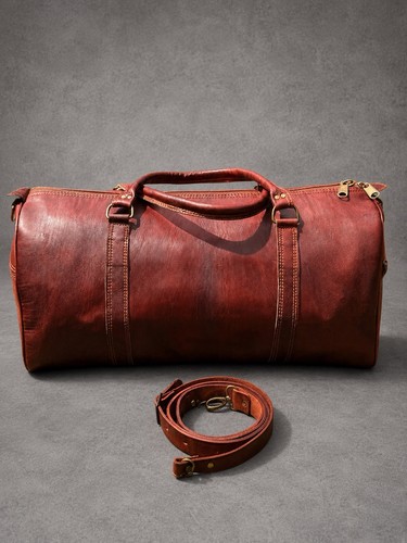 Braune leder - braune,