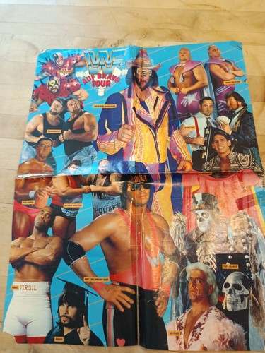 Wwe wwf wcw - wrestling, poster