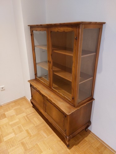 Vitrine massivholz - -,