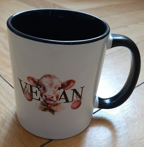 Vegan tasse außen - vegan,