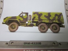 Militär LKW Typenblatt URAL