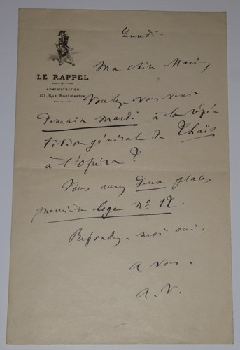 Vacquerie auguste signierter - -,