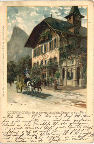 Oberammergau haus georg lang - -,