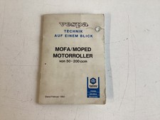 Vespa Brochure Technik auf einen Blick Mofa/Moped/Roller 50-200ccm 1982 original