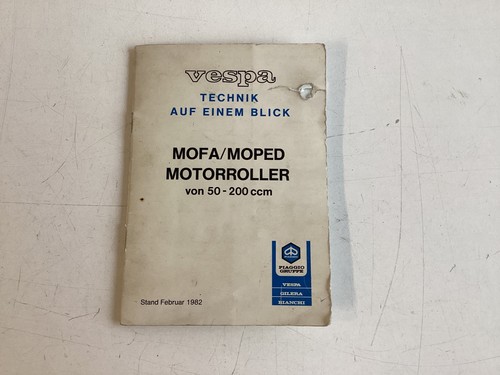 Vespa brochure technik - vespa, auf