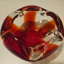 Vintage Aschenbecher, 70er Murano Glas